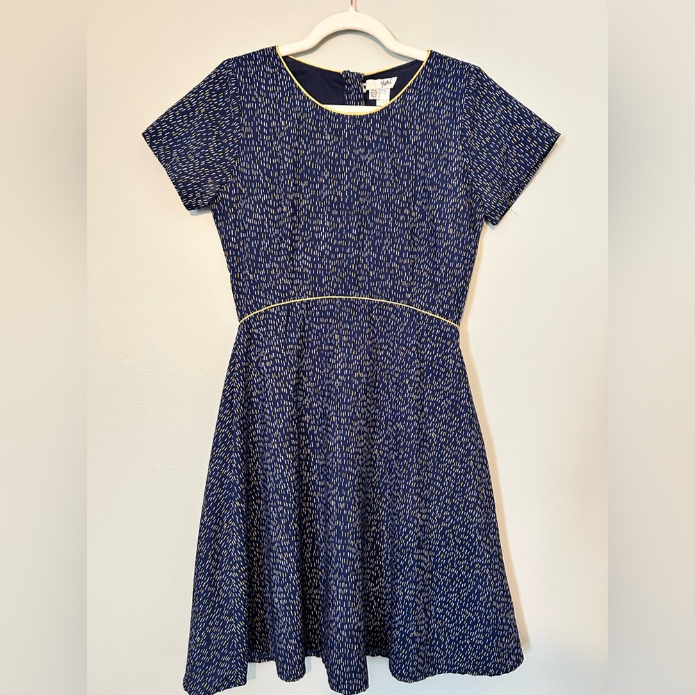 Yumi Nordic dash dress- size small/6. Skater, fit and flare, a line, romantic